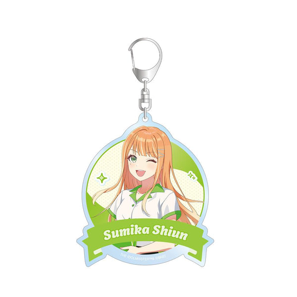 『学園アイドルマスター』描き下ろし 紫雲清夏 ボウリングシャツver. BIGアクリルキーホルダー